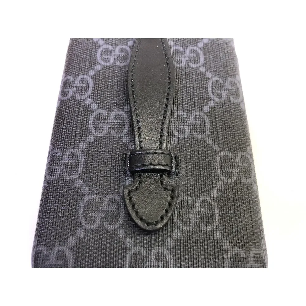 #3210 GUCCI GG Black Supreme Canvas Apple iPhone Mini Case & Storage Box